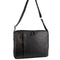 Pierre Cardin Crumpled Leather Computer Laptop Bag - Black