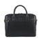 Pierre Cardin Leather Multi-Compartment Business Laptop Bag - Black