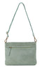 3-Piece Set Pierre Cardin Womens Woven Cross-Body Bag - Mint Green