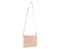 Pierre Cardin Ladies Cross Body Bag Leather Clutch Shoulder Sling Womens  - Blush