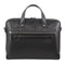 Pierre Cardin Mens Pebbled Leather Computer Laptop Bag Travel Overnight - Black