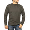 100% SHETLAND WOOL CREW Round Neck Knit JUMPER Pullover Mens Sweater Knitted