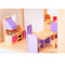 Wooden DIY Dolls Doll House 3 Level Kids Pretend Play Toys Full Furniture Set