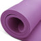 10mm Extra Thick NBR Yoga Mat Gym Pilates Fitness Exercise - purple