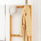 Wooden Hall Stand Modern Style Minimalist Home Floor Coat Rack with Drawer