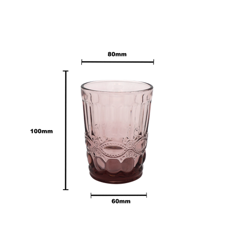 Faubourg Embossed Tumbler - 250ml purple