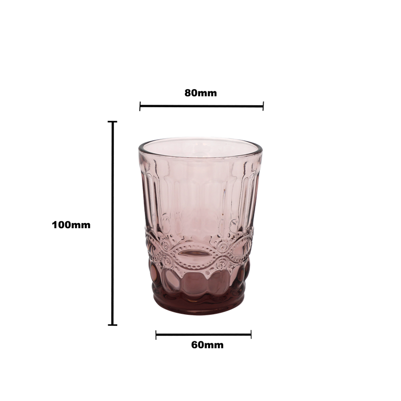 Faubourg Embossed Tumbler - 250ml purple