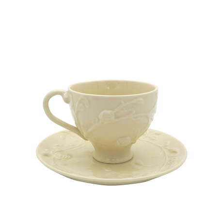 Faubourg Rose Embossed Cup and Saucer - 250ml