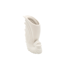 Shell White Ceramic Vase