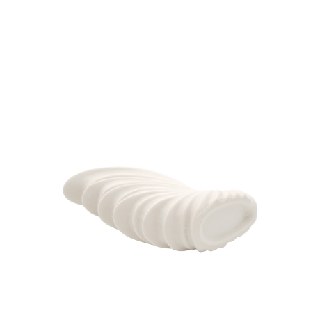 Shell White Ceramic Vase