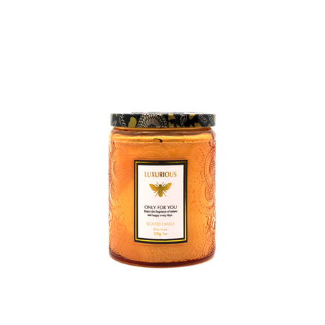 Faubourg Embossed Scented Candle amber