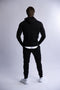 SLIM FIT TERRY HOODIE BLACK