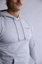 SLIM FIT TERRY HOODIE GREY