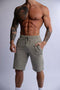 SLIM FIT TERRY SHORTS SAGE