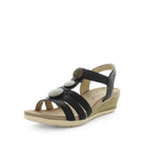 WILDE Women's SAURA Sandals Black Shoe 36EU