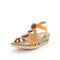 WILDE Women's SAURA Sandals Orange Shoe 36EU