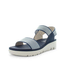 WILDE Women's SIPPY Sandals Blue Shoe 37EU