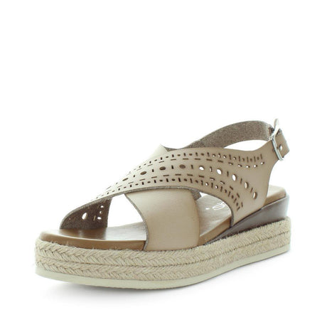 WILDE Women's SOLAF Sandals Beige Shoe 39EU