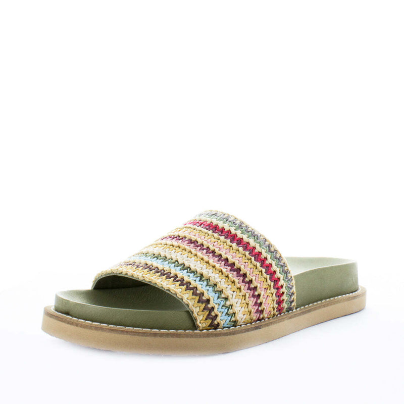 ZOLA Women's HAVAS Sandals Green Multi Shoe 36EU