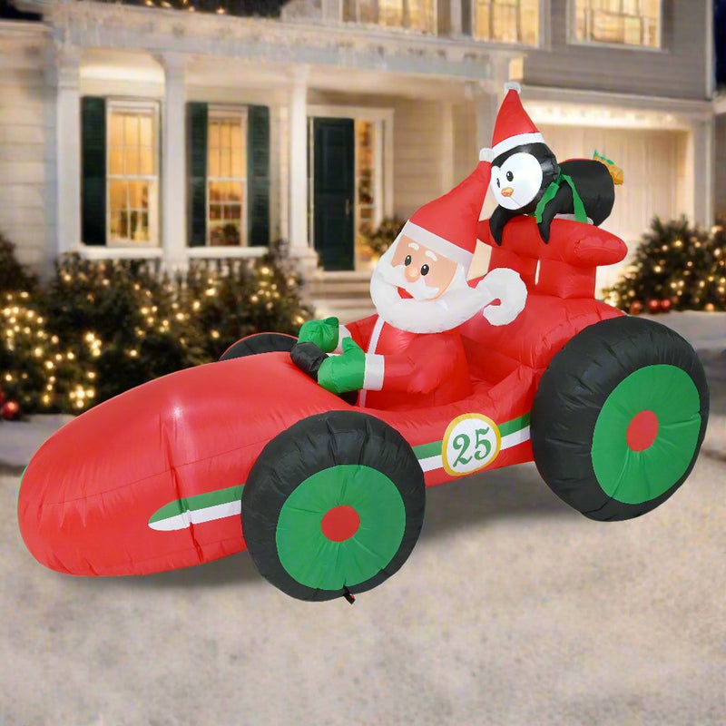 Airpower Santa Race Car 225cm