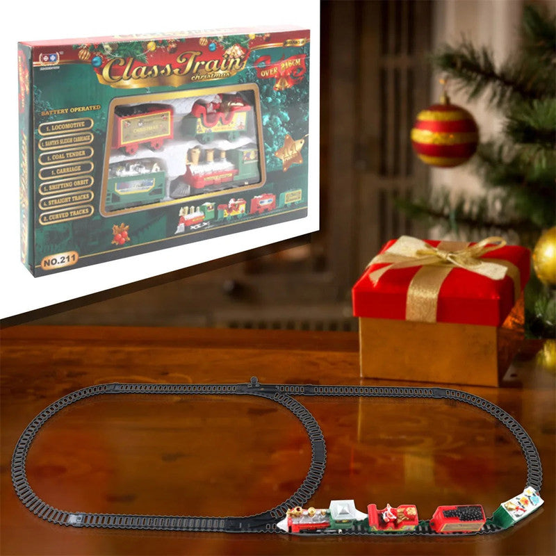 Realistic Christmas Electric Train Set