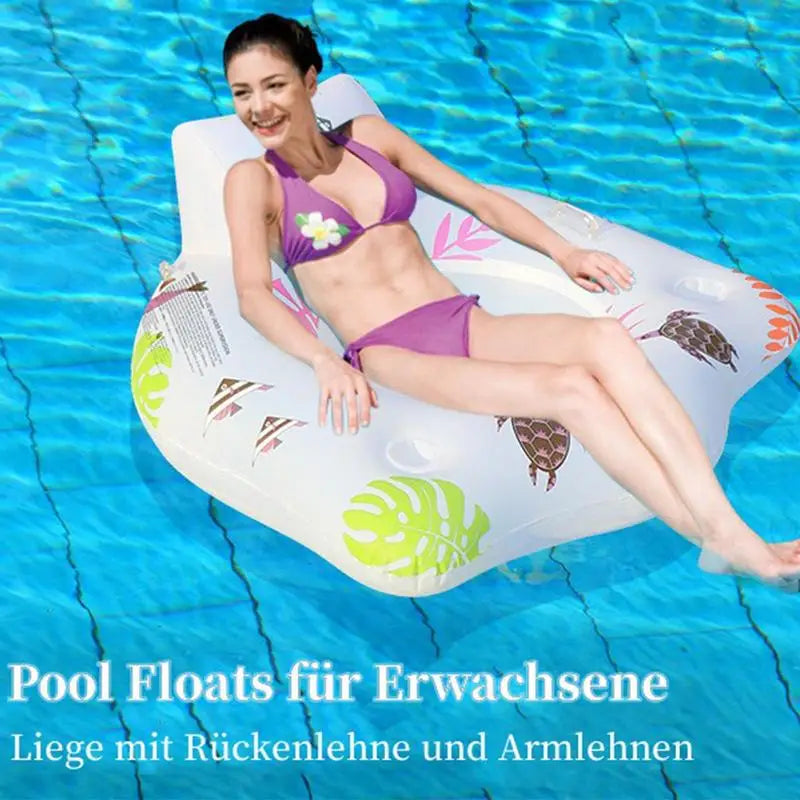 NNEOBA Light-up Inflatable Pool Float Chair