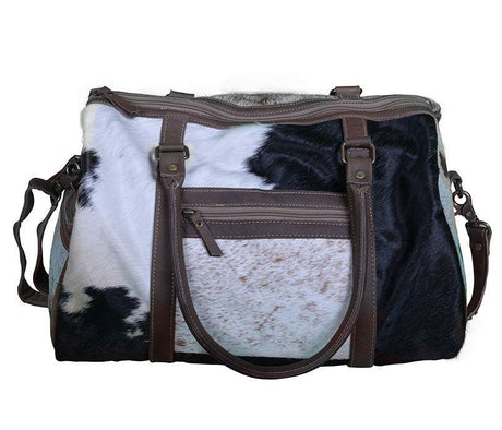 COWHIDE DUFFLE BAG