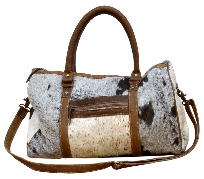 COWHIDE DUFFLE BAG