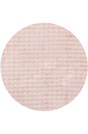 Bubble Washable Rug - Blush 100X100Cm