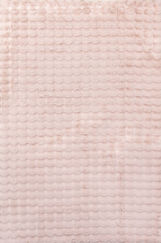 Bubble Washable Rug - Blush 140X70Cm