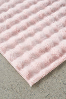 Bubble Washable Rug - Blush 140X70Cm