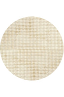 Bubble Washable Rug - Natural 100X100Cm