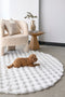 Bubble Washable Rug - White 200X200Cm