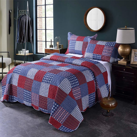 Finesse Quilted Bedspread and Pillowcases Set: Transform Your Sleep Experience