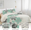 Radiant Quilted Coverlet and Pillowcases Set: Envelop Your Bed in Elegance