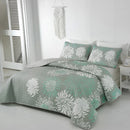 Elegant Quilted Bedspread and Pillowcases Set: Infuse Your Bedroom with Charm