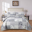 Nurturing Quilted Coverlet and Pillowcases Set: Perfect for Restful Sleep