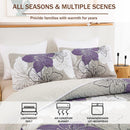 Serene Quilted bedspread and pillowcovers set: Enjoy Tranquil Comfort