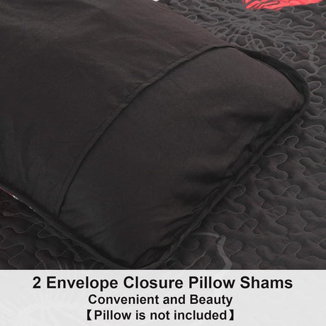 Glorious Quilted coverlet and pillowcovers set: Unmatched Beauty