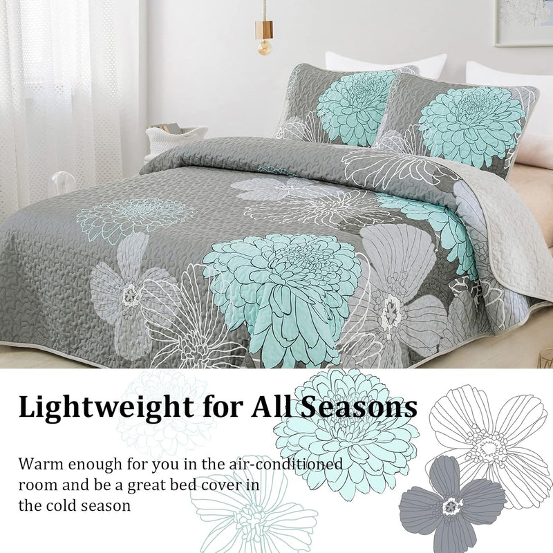 Opulent Quilted Coverlet and Pillowcases Set: The Ultimate in Bedroom Luxury