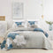 Intricate Quilted Coverlet and Pillowcases Set: Artistry in Every Stitch