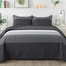 Detailed Quilted Bedspread and Pillowcases Set: A Signature of Quality and Style