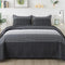 Detailed Quilted Bedspread and Pillowcases Set: A Signature of Quality and Style