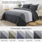 Detailed Quilted Bedspread and Pillowcases Set: A Signature of Quality and Style