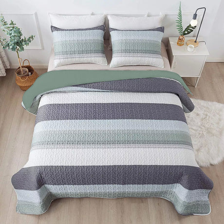 Ethereal Quilted Bedspread and Pillowcases Set: A Dreamy Addition to Your Home