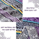 Aesthetic Quilted Bedspread and Pillowcases Set: Unify Your Bedroom's Look