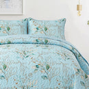 Heavenly Quilted coverlet and pillowcovers set: Cozy and Warm