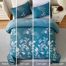 Decadent Quilted Coverlet and Pillowcases Set: Experience Supreme Comfort