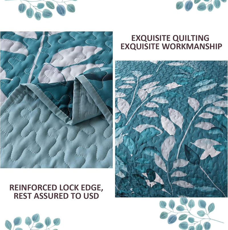 Decadent Quilted Coverlet and Pillowcases Set: Experience Supreme Comfort