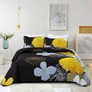 Refined Quilted Bedspread and Pillowcases Set: Perfect Harmony of Comfort and Style